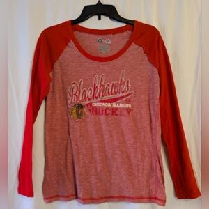 Women's Chicago Blackhawks Long Sleeve Shirt Sz. L